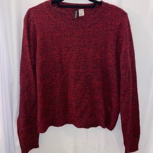 Long sleeve knitted blouse